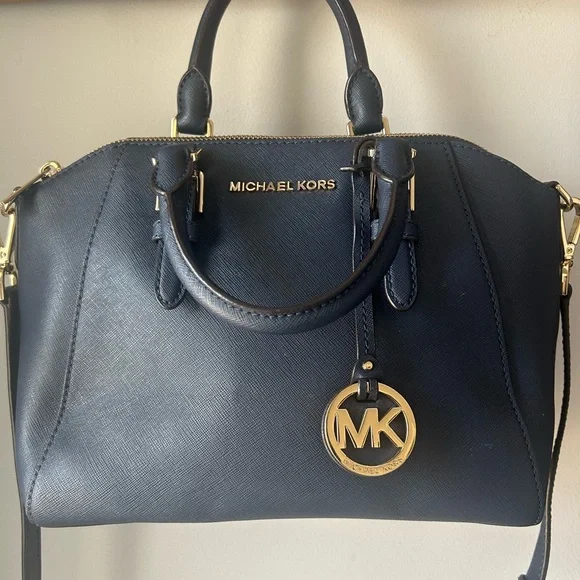 EUC Michael Kors Ciara Saffiano Leather Satchel - Picture 3 of 6